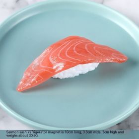 PVC Food Refrigerator Magnetic Paste Japanese Sushi Salmon (Option: Salmon Sushi)